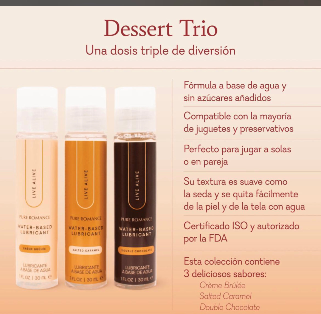 Just Like Me Dessert Trio